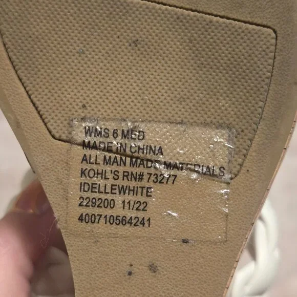 LC Lauren Conrad Idelle 2 Women's Wedge Sandal Size 6 - Picture 11 of 12